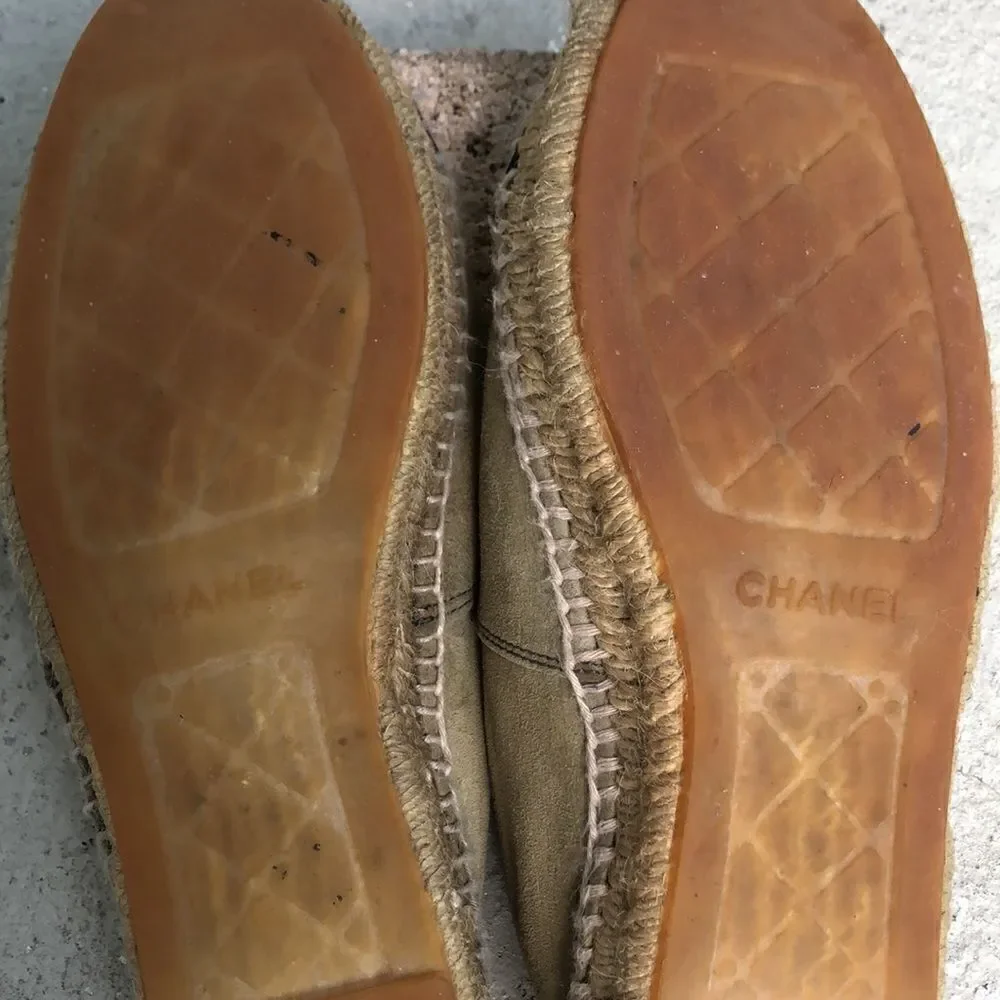 Chanel  Leather espadrilles